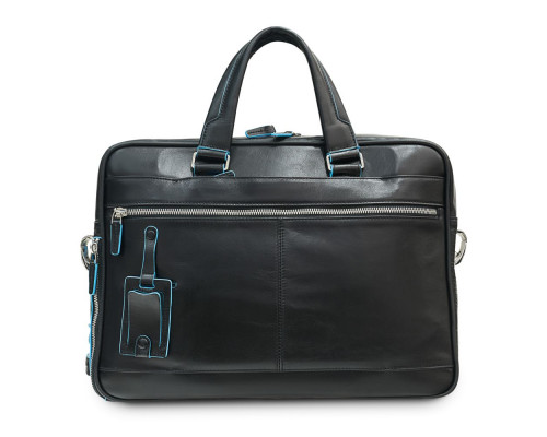Сумка с отделением для ноутбука Piquadro Blue Square, черная