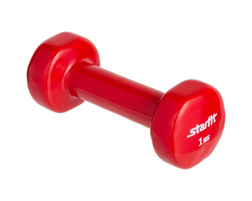 Гантель Heracles 1 кг, красная