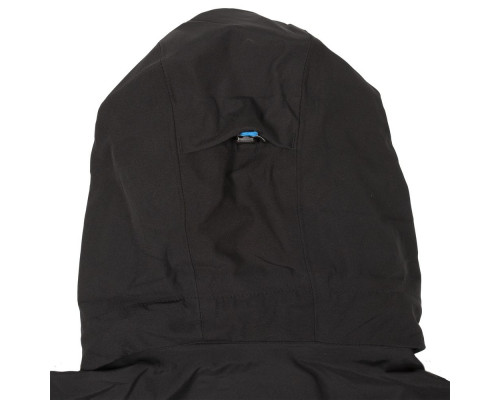 Куртка софтшелл женская Patrol, черная с красным