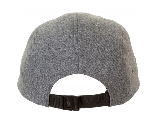 Бейсболка Ramsey, черный меланж с черным