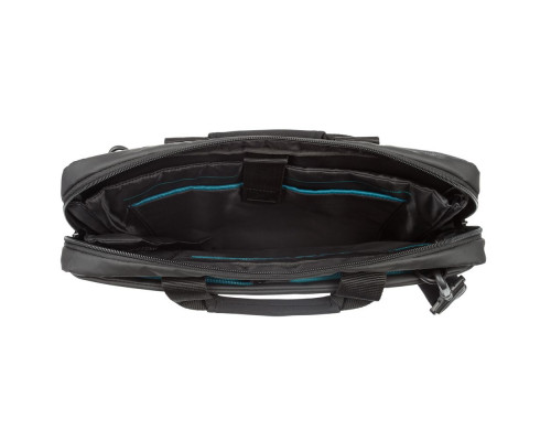 Сумка для ноутбука Qibyte Laptop Bag, темно-серая с черными вставками