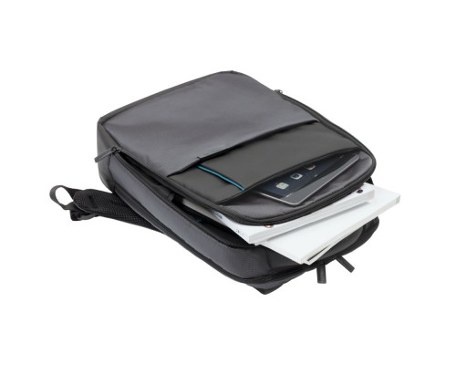 Рюкзак для ноутбука Qibyte Laptop Backpack, темно-серый с черными вставками