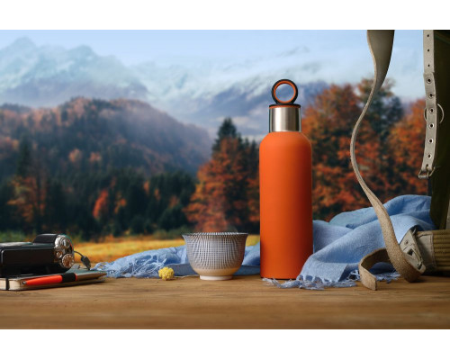 Термобутылка Sherp, синяя