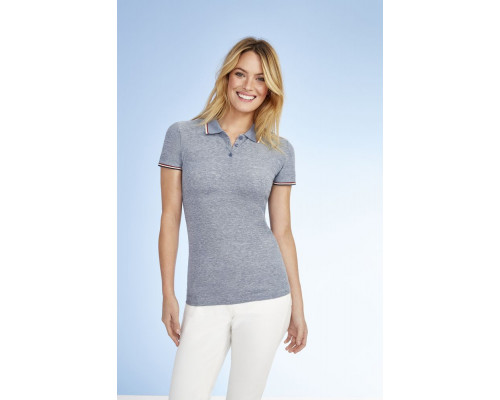 Рубашка поло женская Paname Women, черный меланж