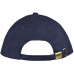 Бейсболка Unit Generic, темно-синяя с белым кантом