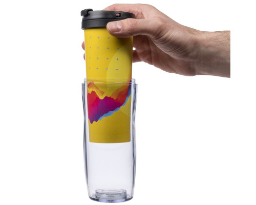 Термостакан Poster, с черной крышкой