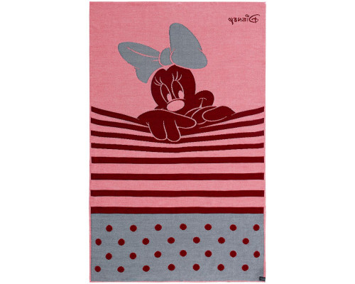 Плед вязаный «Минни Маус»