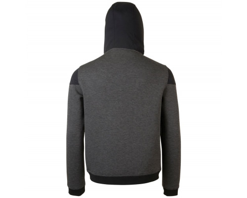 Куртка унисекс Voltage, черный меланж с черным