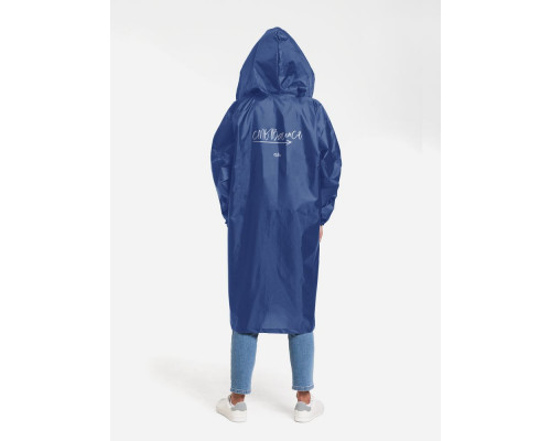 Дождевик «Смываемся», ярко-синий