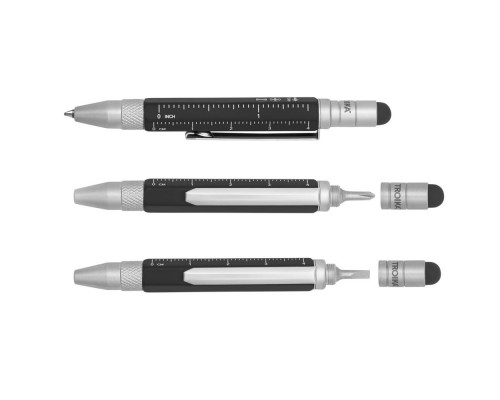 Блокнот Lilipad с ручкой Liliput, черный