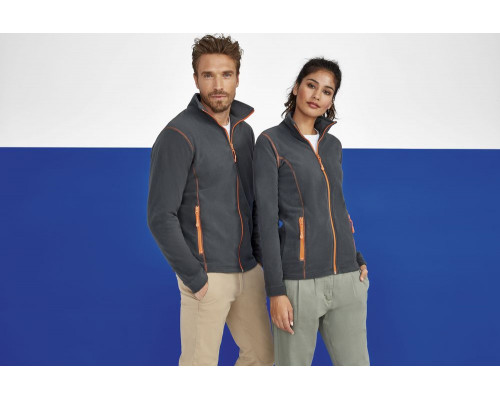 Куртка женская Nova Women 200, черная с ярко-голубым