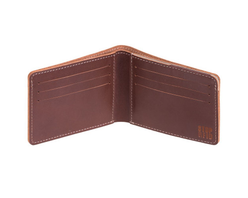 Портмоне Security, темно-коричневое