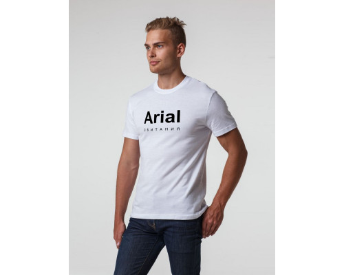 Футболка Arial обитания, белая