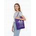 Холщовая сумка «Невыносимая», фиолетовая