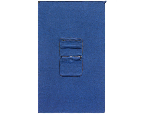 Дорожный плед onBoard, синий меланж