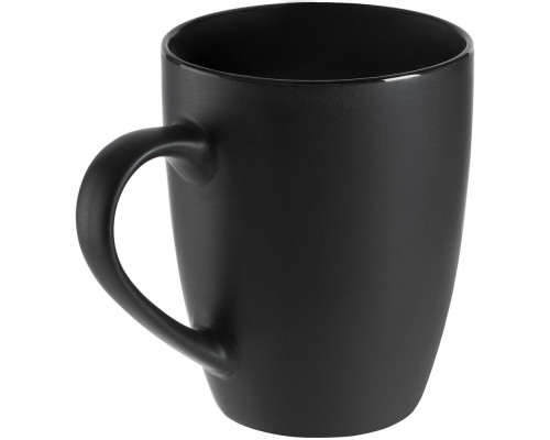 Кружка Bright Tulip, матовая, черная