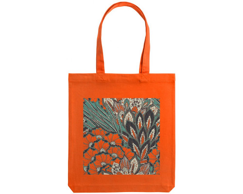 Холщовая сумка «Пастораль», оранжевая