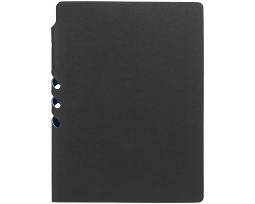 Ежедневник Flexpen Black, недатированный, черный с синим