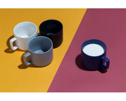 Чашка Jumbo, матовая, белая