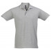Рубашка поло мужская Spring 210, серый меланж
