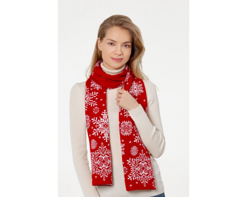 Шарф Snow Fairy, красный