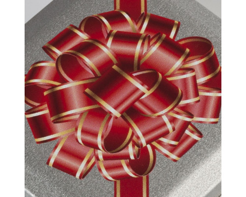 Коробка квадратная, серебристая