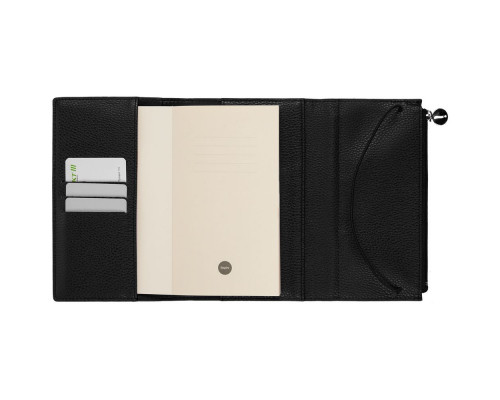 Ежедневник Zipco Flap, недатированный, черный