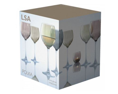 Набор бокалов для вина Polka, металлик