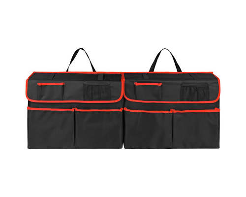 Органайзер в багажник автомобиля Carmeleon, черный с красным