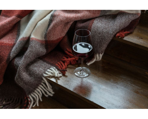 Плед Caledonia, красный с коричневым