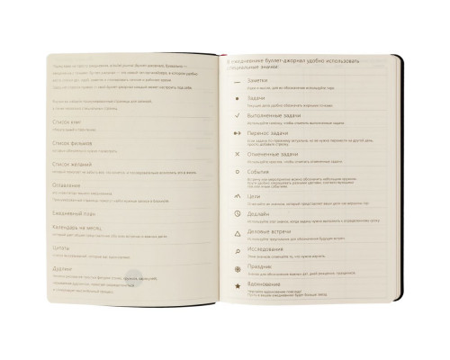 Ежедневник «Идеальное планирование», недатированный, бордовый