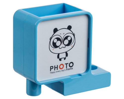 Органайзер с фоторамкой Officelover, белый с голубым