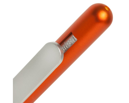 Ручка шариковая Slider Silver, оранжевый металлик