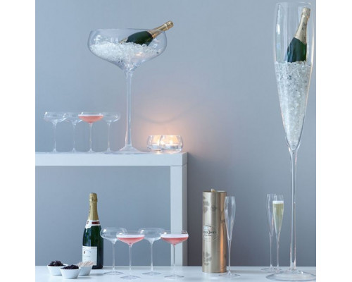 Набор больших бокалов для шампанского Wine Saucer