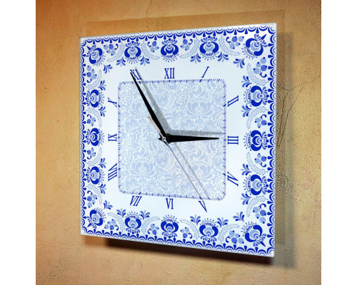 Часы настенные стеклянные Times Square