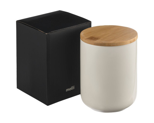 Банка для хранения Bambic с бамбуковой крышкой