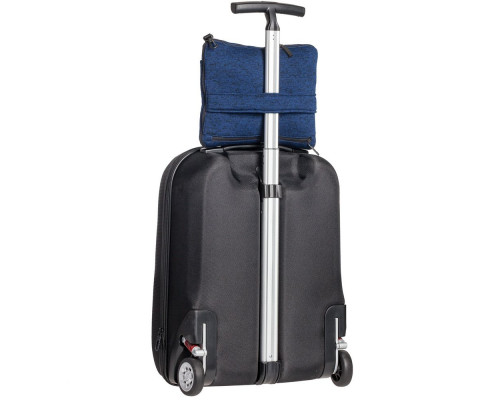 Дорожный плед onBoard, синий меланж