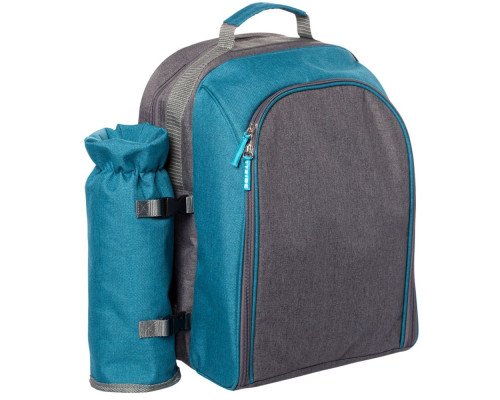 Набор для пикника Fridag на 2 персоны, серый с голубым