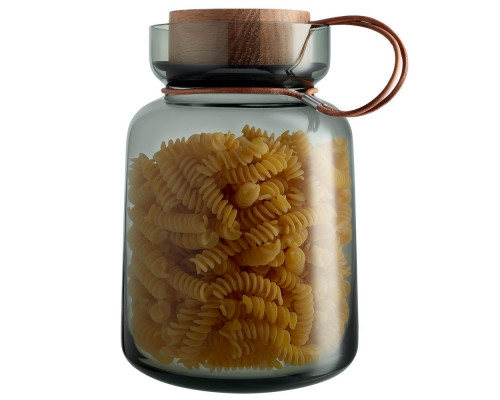 Банка для хранения Silhouette, большая, серая