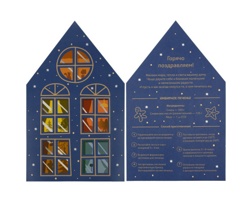 Набор Christmassy для приготовления имбирного печенья