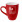 Кружка «Бабон» с покрытием софт-тач, ярко-красная