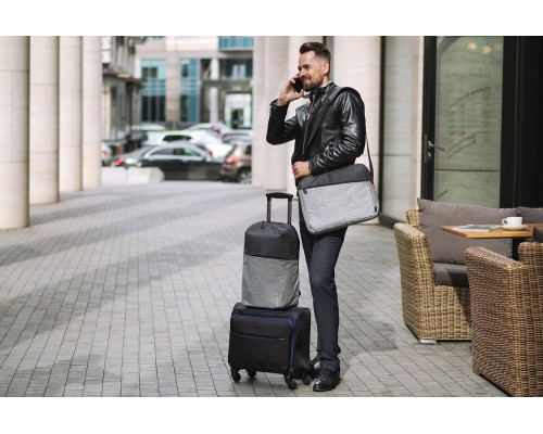 Рюкзак для ноутбука Argentum, серый с темно-серым