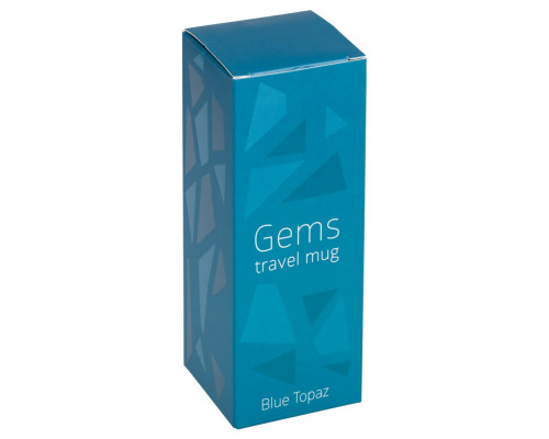 Термостакан Gems Blue Topaz, синий топаз