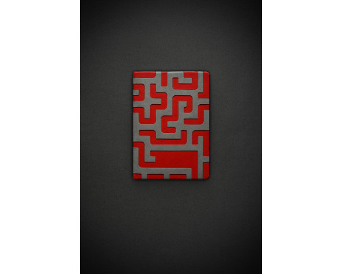 Ежедневник Labyrinth, недатированный, красный