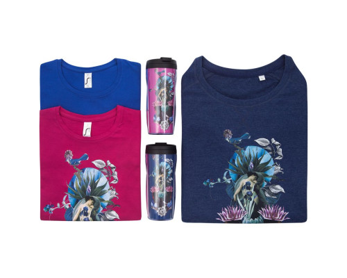 Футболка женская Beauty Sleep, ярко-синяя (royal)