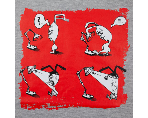 Толстовка «Ногиотушей», серый меланж