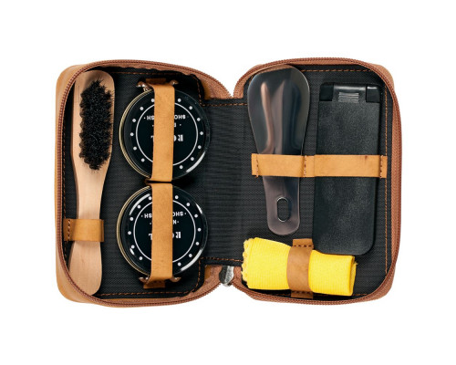 Набор для чистки обуви Tidy, коричневый