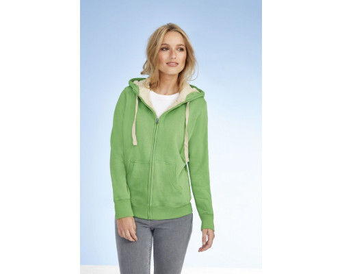 Толстовка унисекс на молнии Sherpa 280, темно-синяя