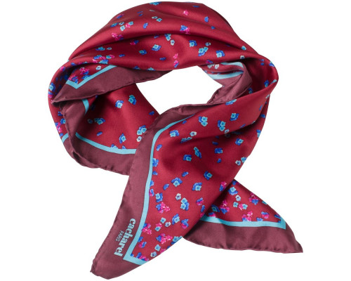 Платок Tourbillon Silk, бордовый