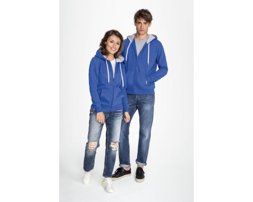 Толстовка мужская Soul Men 290 с контрастным капюшоном, белая